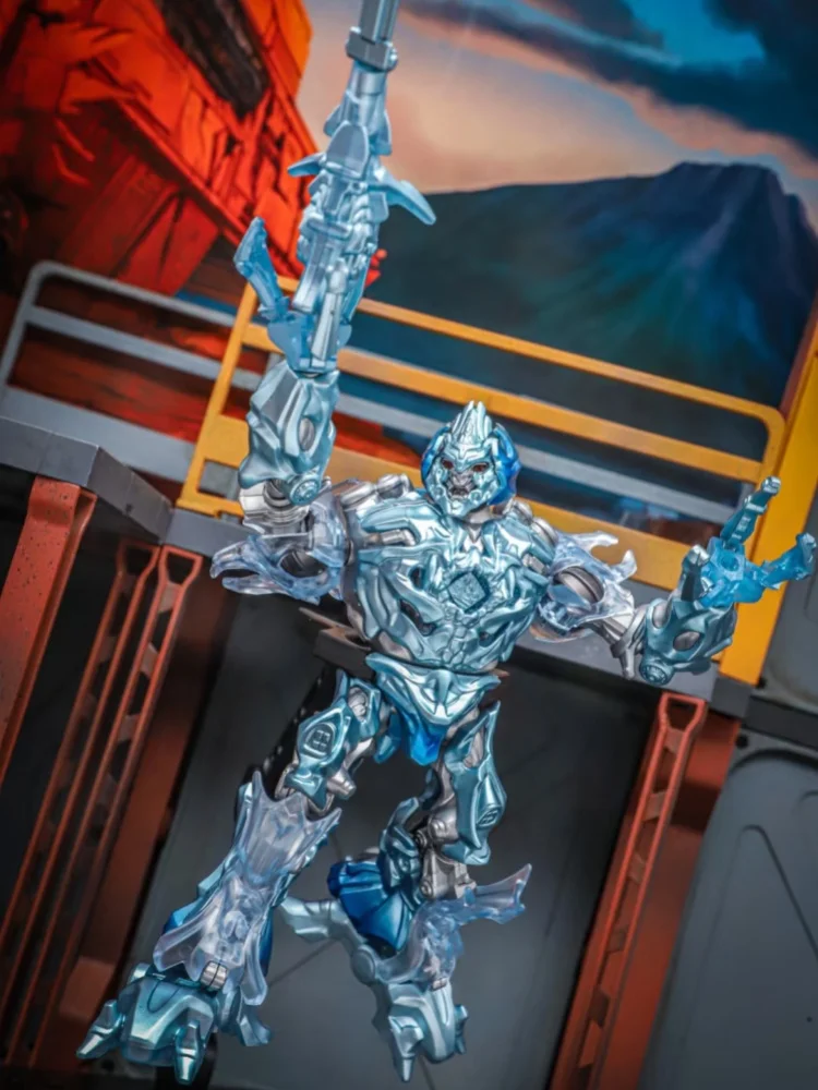 재고 있음 Blokees 변환 장난감 Op Ex Edition Frozen Megatron 액션 피규어 컬렉션 모델 장난감 선물