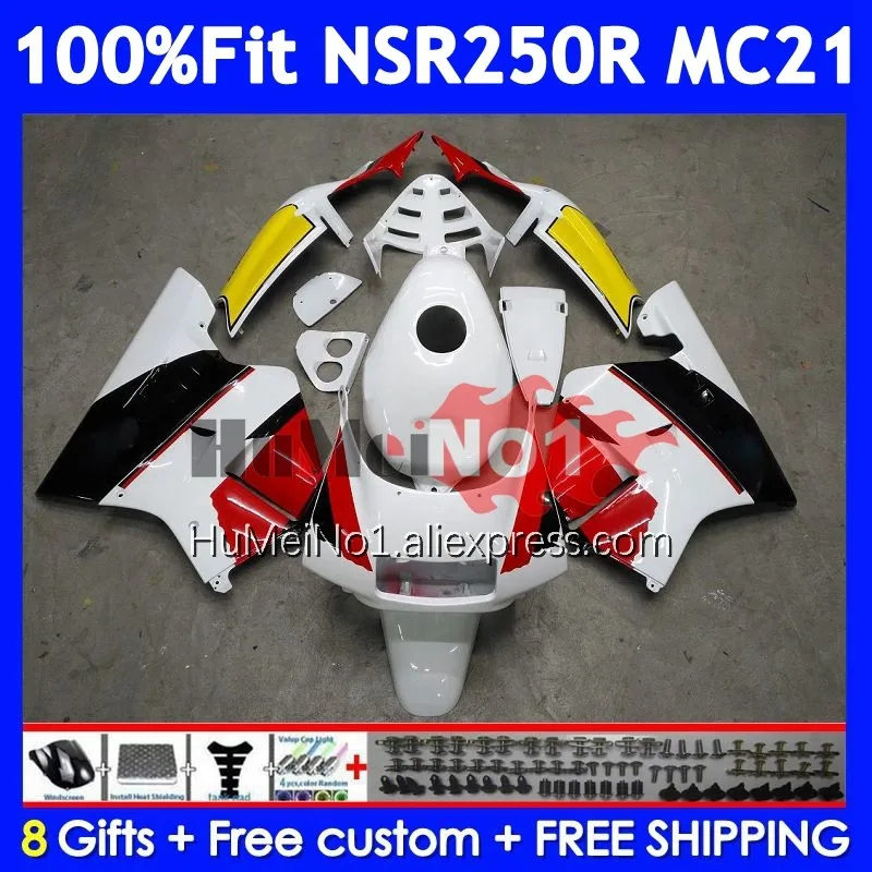 Injection For HONDA NSR250R MC21 PGM3 Red blk white 1990 1991 1992 1993 15No.2 NSR250 NSR 250 R RR NSR 250R 90 91 92 93 Fairing