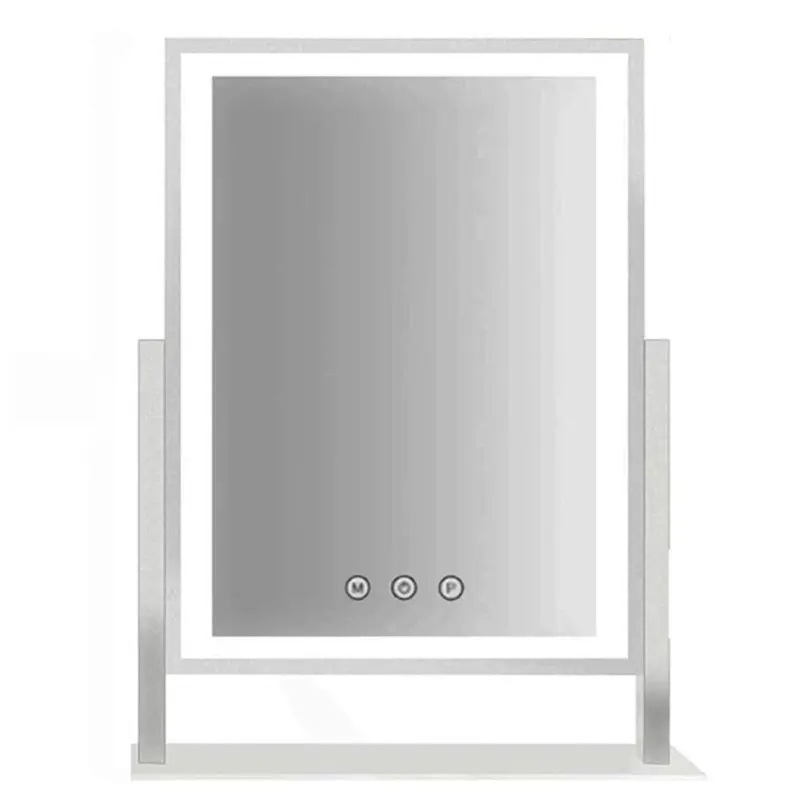 

ABJN-LED Makeup Mirror With 3 Color Lighting Modes, 360° Rotation LED Vanity Mirror For Bedroom Bathroom