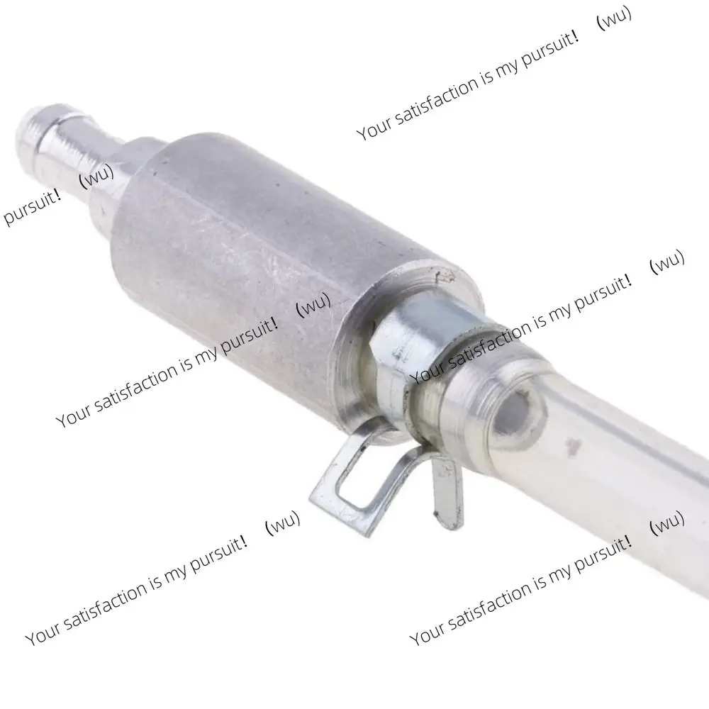 2Pack One Way Check Valve Motorcycle Brake Bleeder Hose Kit with Clamps Aluminum Construction Hydraulic Brake Fluid Bleeder