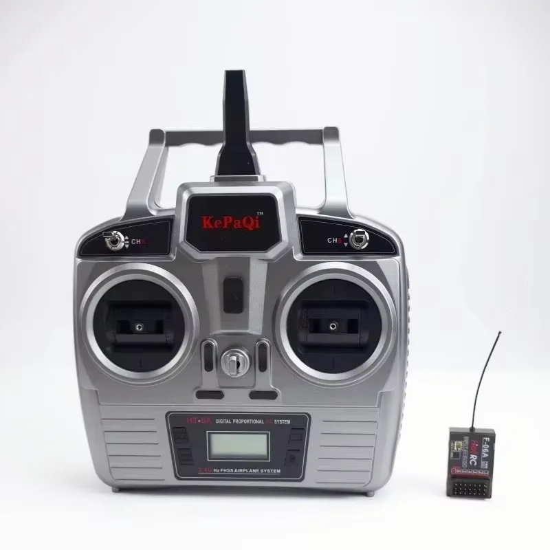 kepaqi RC HT-6A HT6A 4.5-9V 2.4Ghz 6CH PWM FHSS Transmitter Remote Control  F-06A F06A Receiver For RC Aircraft Car Ship Tank