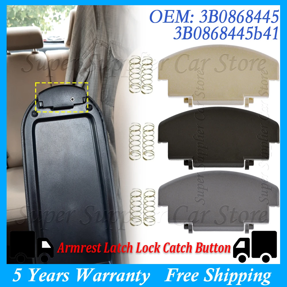 

Armrest Lid Center Console Latch Clip For VW Golf 4 Bora Passat B5 Polo Skoda Octavia 1U 1Z SEAT Ibiza 3B0868445 3B0868445b41