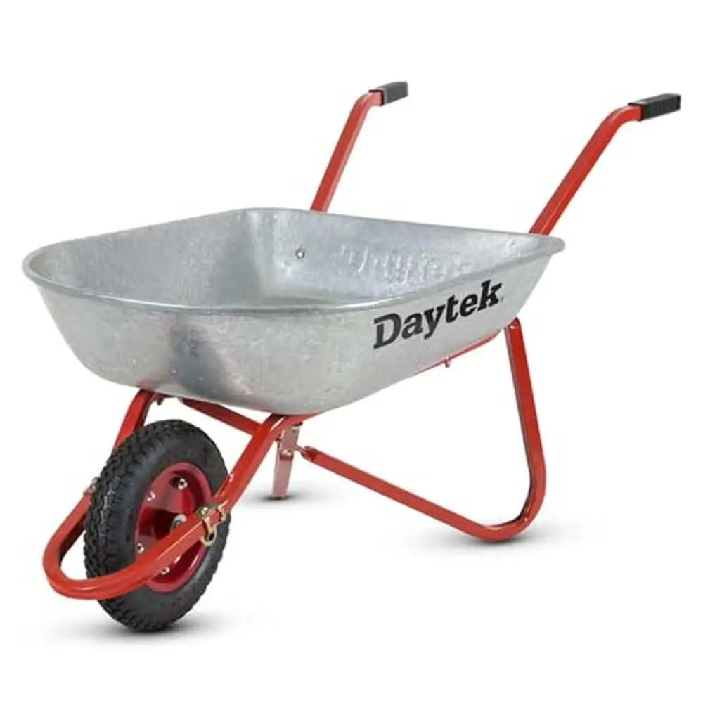 

48L Galvanized Steel Wheelbarrow Australian Made Easy Assembly Maneuverable & Durable