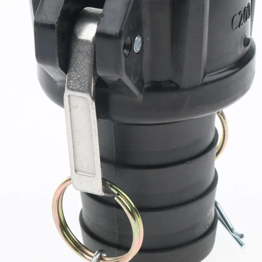 IBC Tote Fittings Heavy Duty Plastic Adapter 2 Inch Cap Connector for Outdoor Bulk Water Tanks