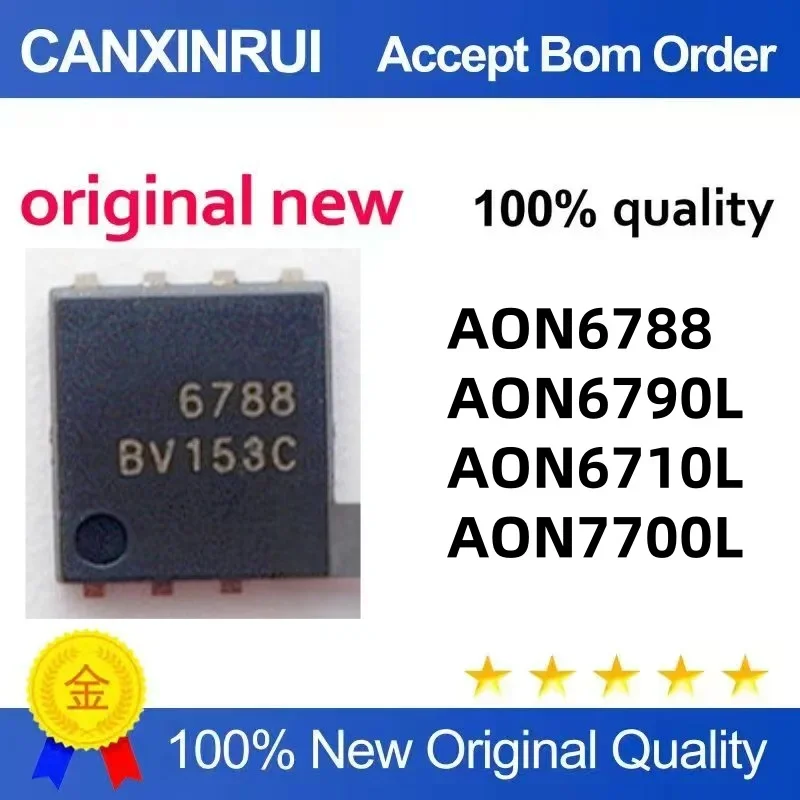 

(5 pieces) AON6788 6788 AON6790L 6790 AON6710L 6710 AON7700L 7700 QFN
