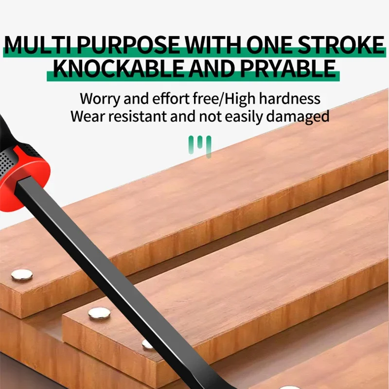 Imagem -05 - Multi-function Long Pry Bar Heavy Duty Pneu Crowbar Strike Cap Extrator de Unhas Reparação Automóvel Cv-r Remoção Ferramentas Manuais 12 18