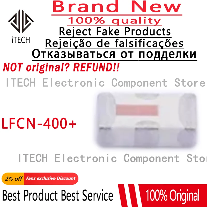 5pcs/lot Original LFCN-400+ LTCC Low Pass Filter, DC - 400 MHz, 50ohm 100% New and Genuine