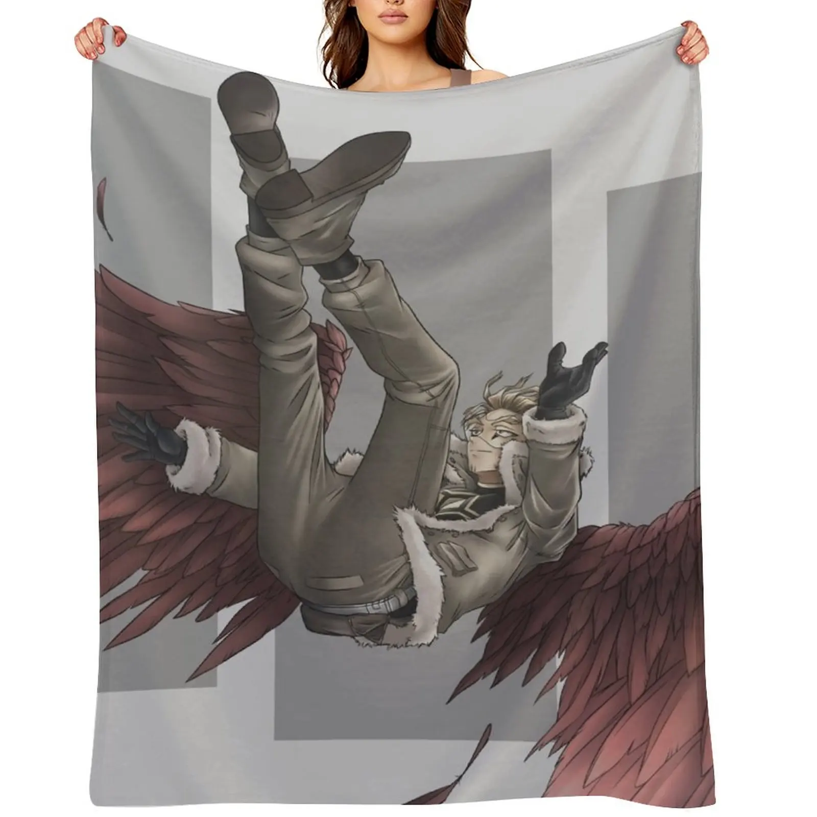 

Hawks Falling Throw Blanket decorative Hair cosplay anime sofa bed Blankets