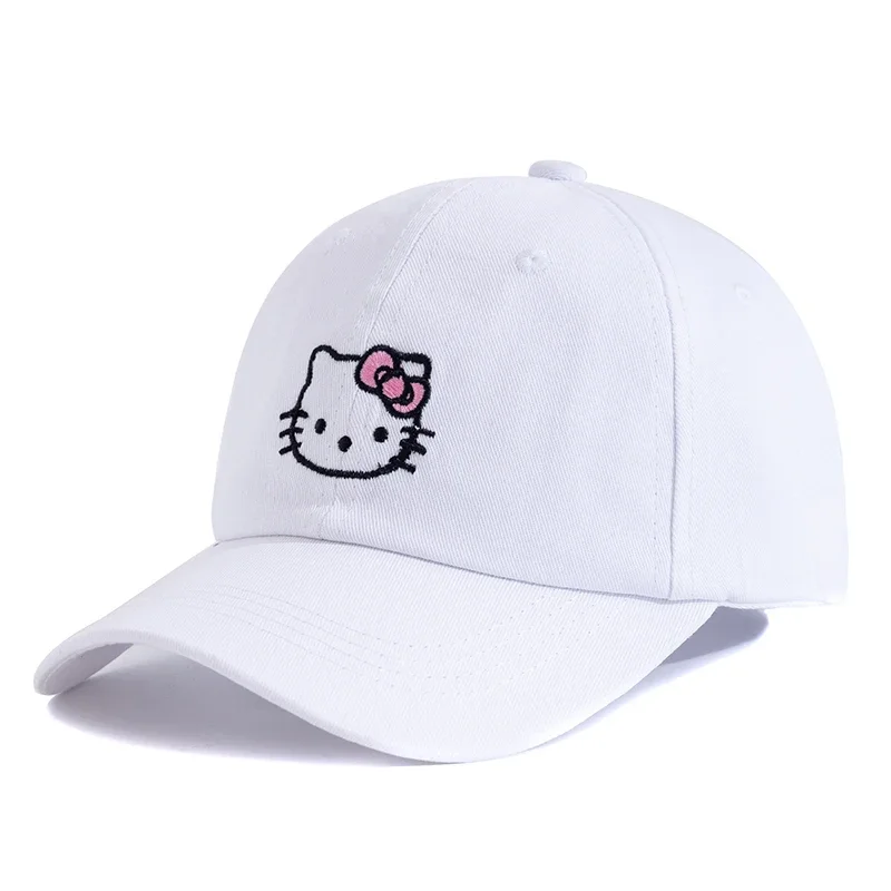 New Women Hello Kitty Cap Cotton Cute Baseball Cap Female Streetwear Dad Hats