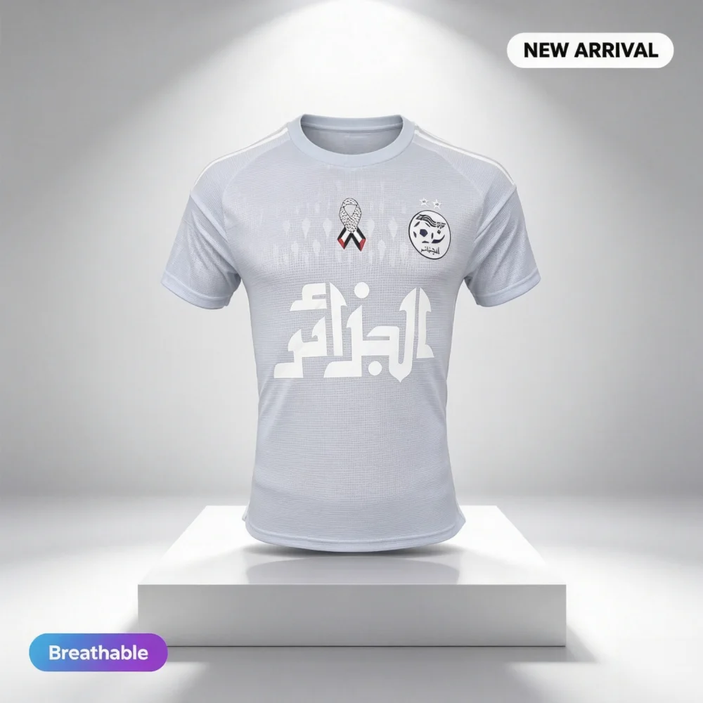 Summer New 25-26 Printed Algeria Special Edition Football Fans Jersey 3D Printed Fashion Short Sleeve Family Kids Tee