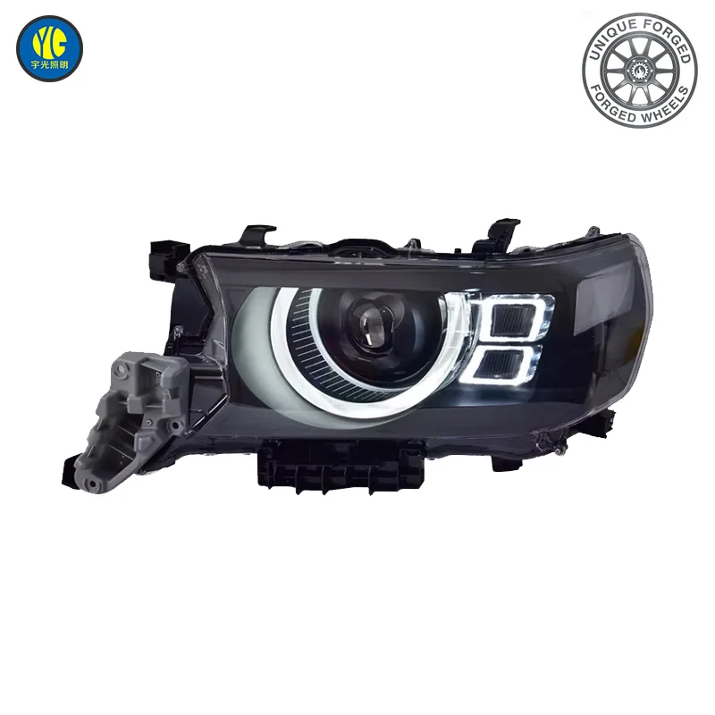 26 Style For Toyota Land Cruiser Led Headlight 2016-2021 Plug And Play Front Lights Upgrade Headlamp Auto Light System Headligh