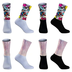 Cycling Socks Running Basketball Compression Socks 2024 New Men Outdoor Wearproof Bike Footwear For Road Bike Socks