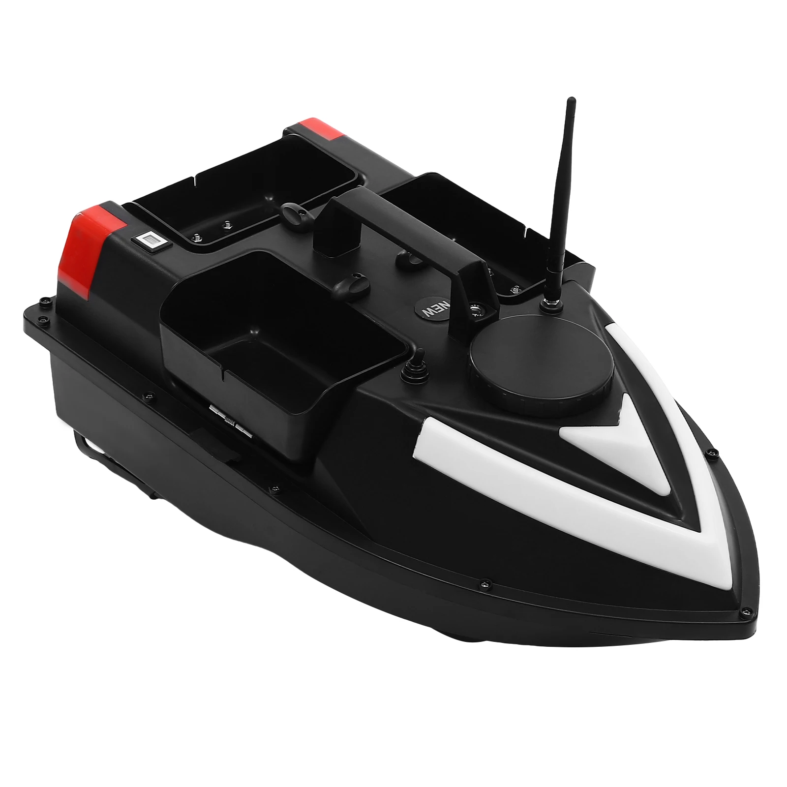 Fischköderboot mit Doppelmotor, Fernbedienung, AC100-240V, automatische Rückkehrfunktion, GPS-Fischfinder, unterstützt 5200mAh Lithium-Batterie für die Lieferung von Maisködern. – Detail 3