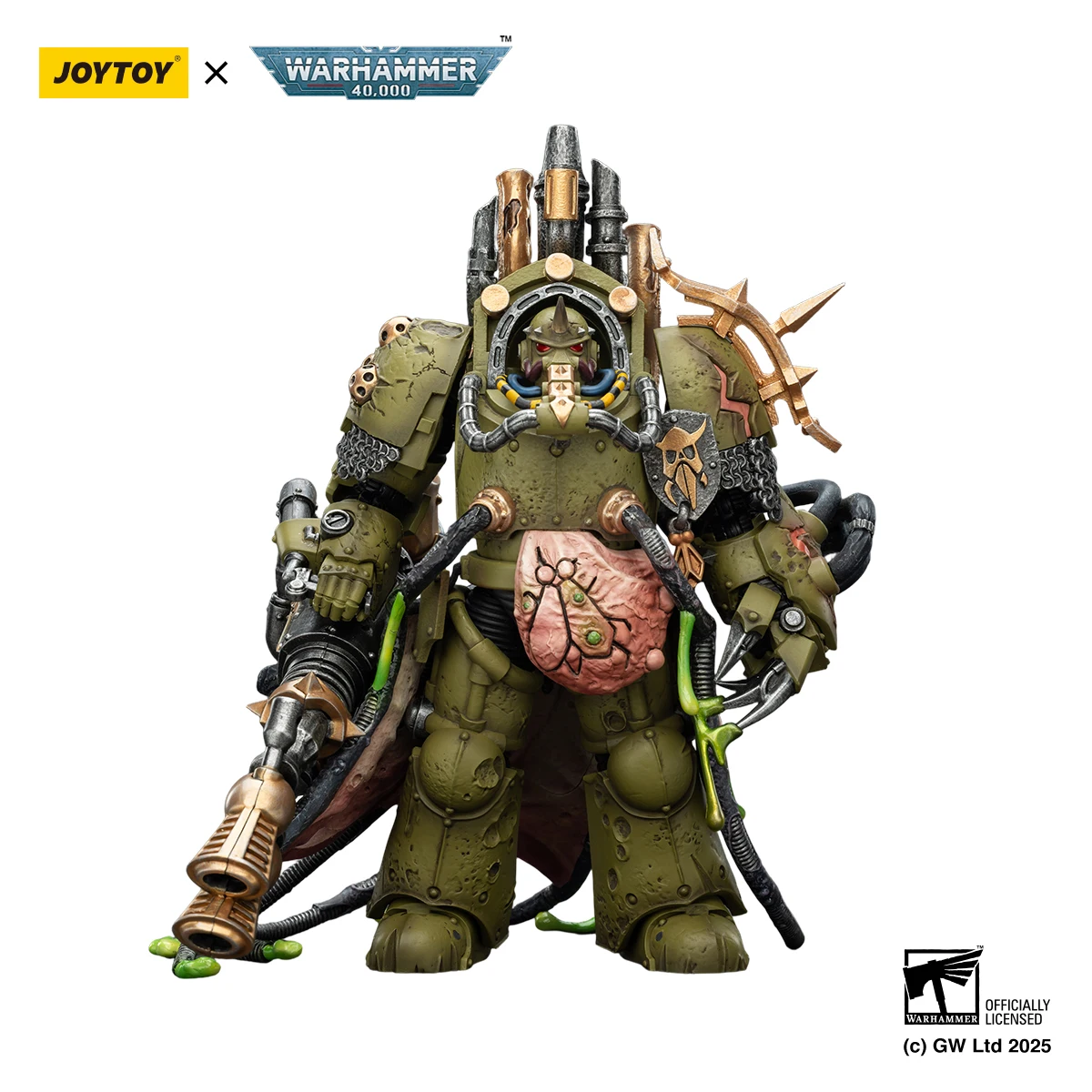 

[Pre-order]JOYTOY Warhammer 40K 1/18 Action Figure Death Guard Foul Blightspawn&Lord of Virulence 2PCS Anime Model