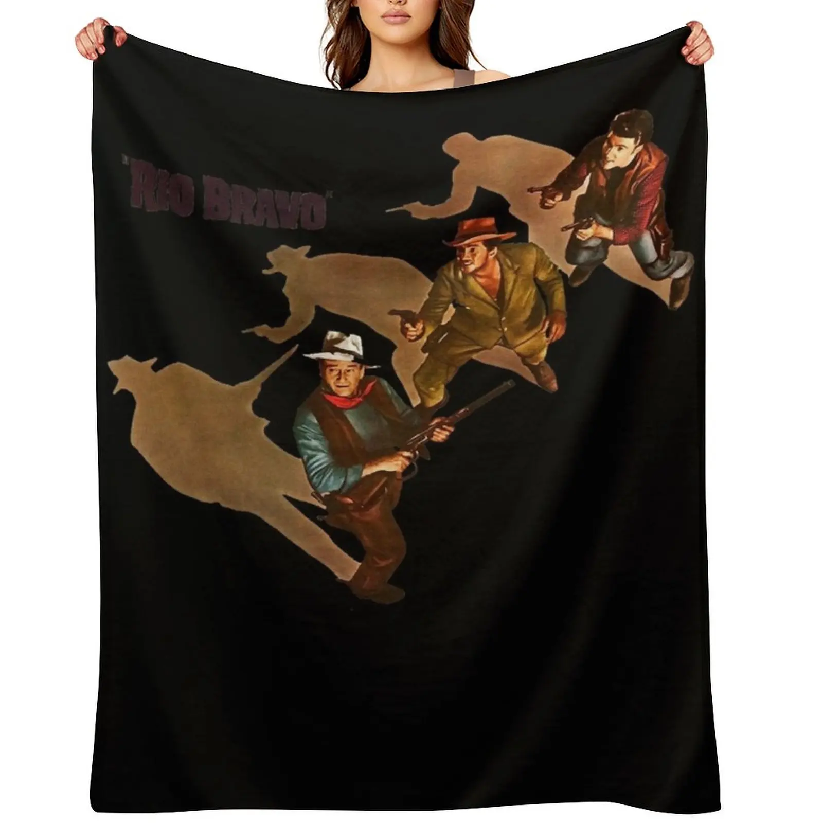 

Rio Bravo Throw Blanket Hairys For Sofa Thin Plaid on the sofa Sofa Blankets