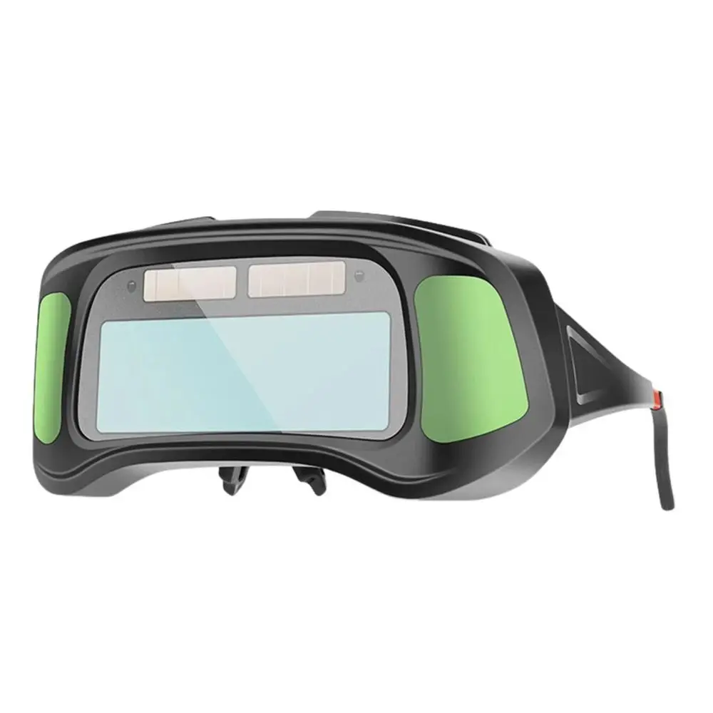 Headworn Automatic Dimming Welding Glasses Dimming Argon Arc Soldering Glasses Solar power Anti-glare Solder Lenses Welder