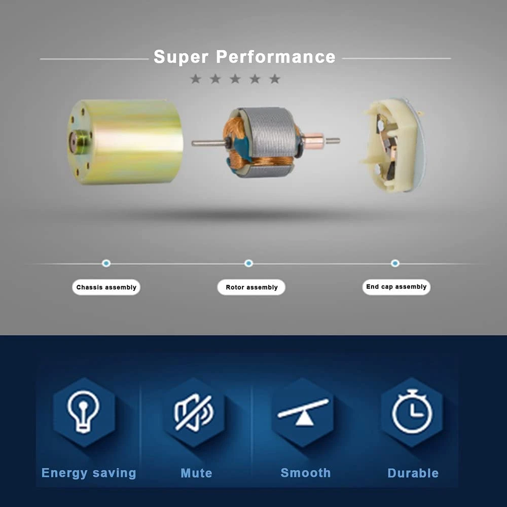 DC 12V Gear Motor High Torque Electric Mini Speed Reduction Geared Motor Eccentric Output Shaft 37Mm Gearbox-AT64