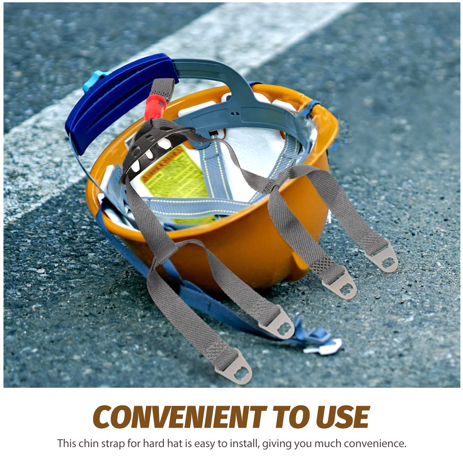 

1pcs Adjustable Safety Chin Strap Y-Shaped Hard Hat Replacement Durable Polyester for Construction for hard
