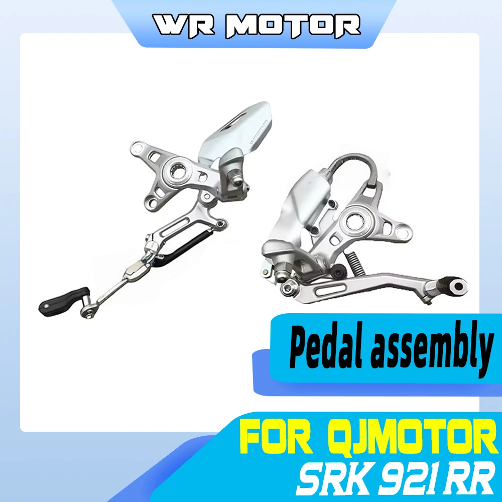 Front Foot Peg Full Assembly Left Right Footrest Mount Holder For QJMOTOR SRK921RR Sportbike Foot Board Spare Accessories