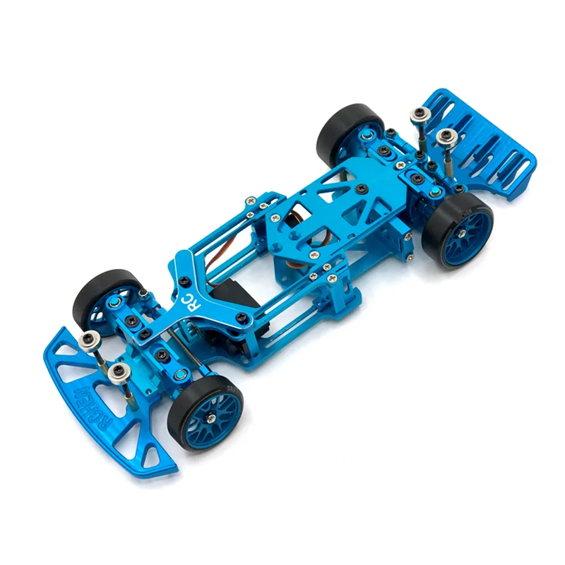 Metal Upgrade RC02 Rear Drive Drift Racing Frame For WLtoys Mosquito Car KYOSHO 1/28 RC Car Parts