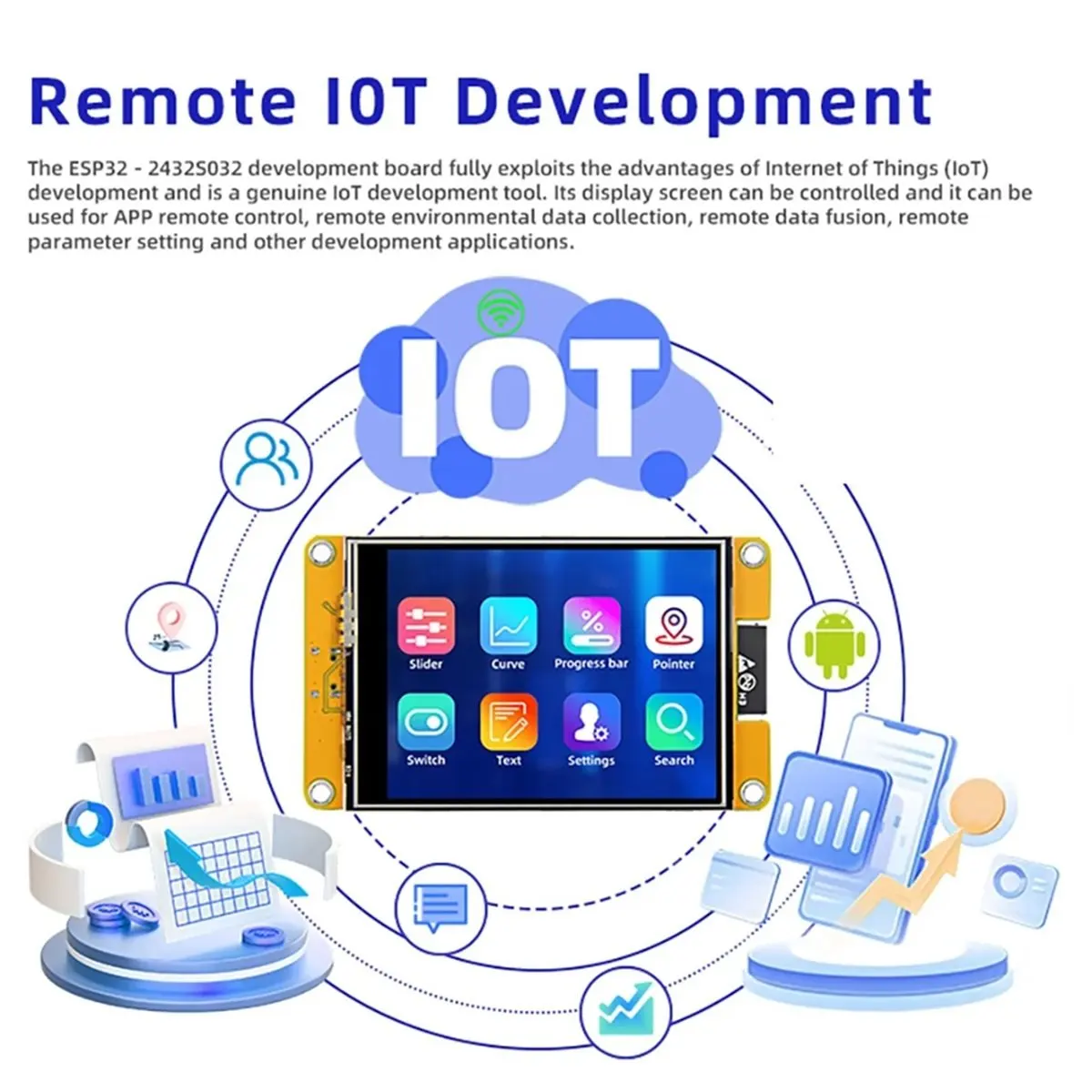 

(A26M) ESP32 WIFI Bluetooth Development Board 4 Inch 320x480 Smart Display Screen LCD TFT Module with Touch