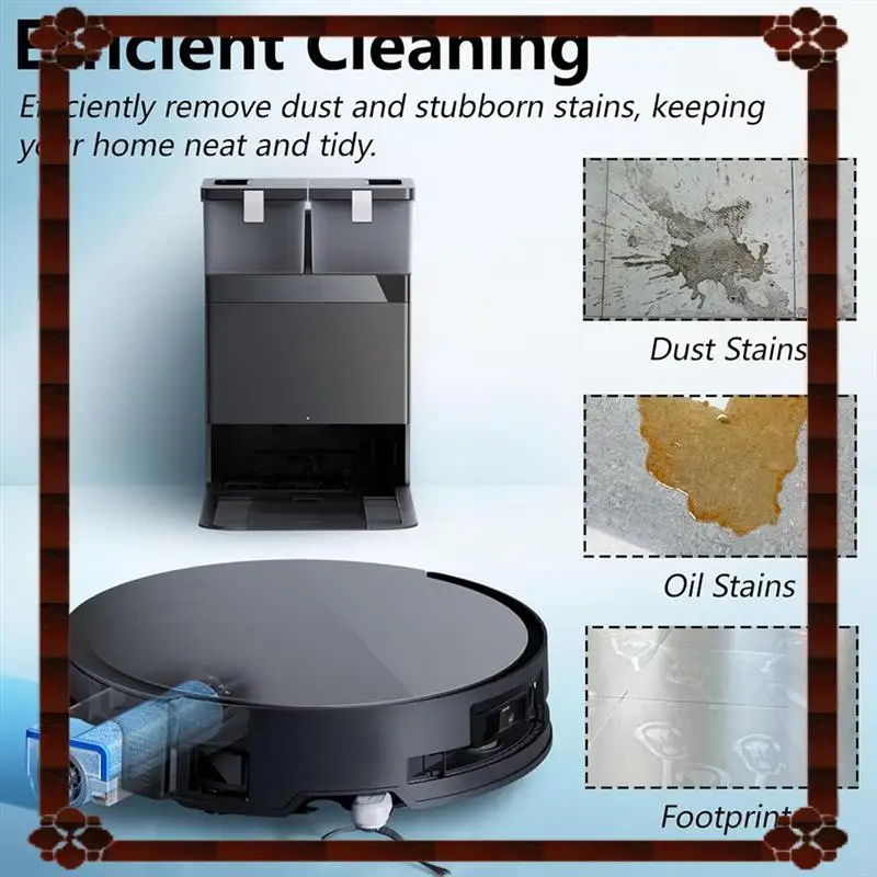 وسادة ممسحة فرشاة دوارة للتسليم لمدة 24 ساعة لـ Ecovacs Deebot X8 Pro Omni Robot ملحقات وسادة ممسحة كهربائية لـ Yeedi S14 Plus Robot V