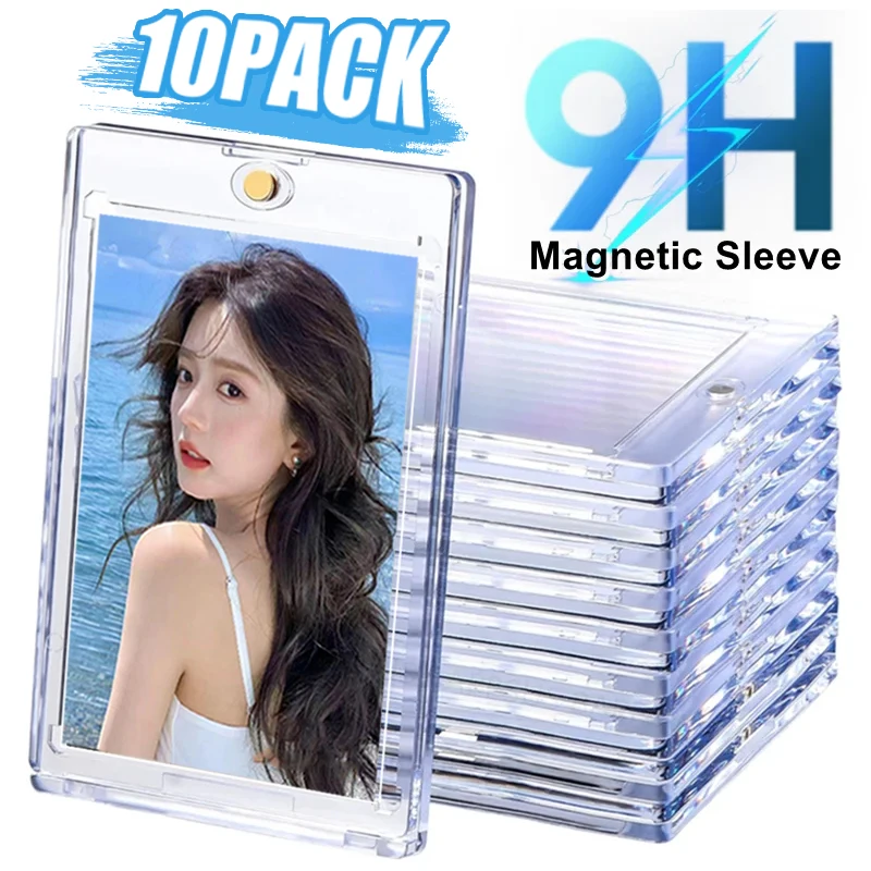 

10/1Pcs 35PT Hard Magnetic Card Holder for Kpop Idol Photo Cards Protector Sports Trading Cards Toploaders Sleeves Display Case