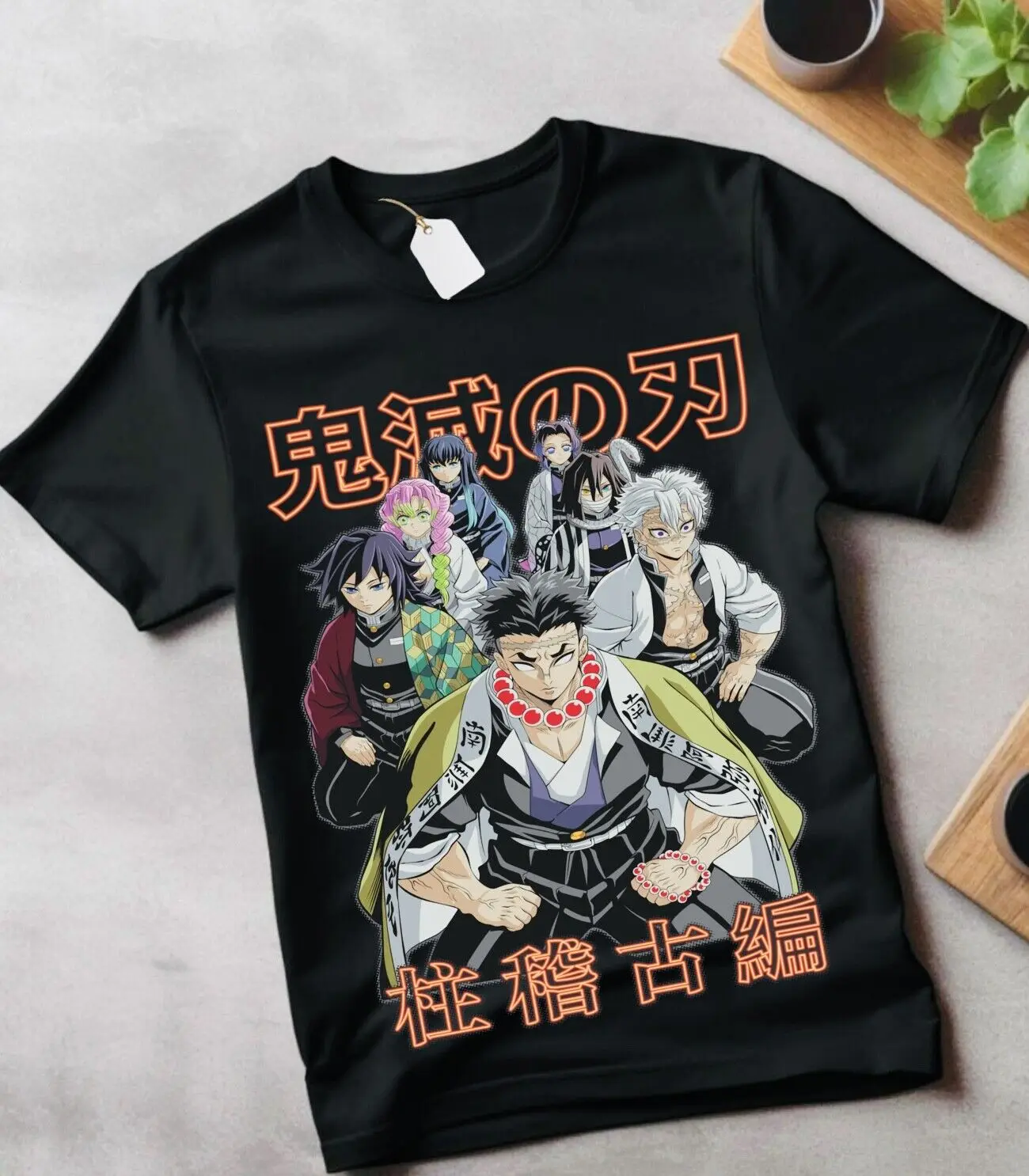 Hashira T-Shirt Demon Slayer Kimetsu No Yaiba Tengen tee shirt Soft Tee gift