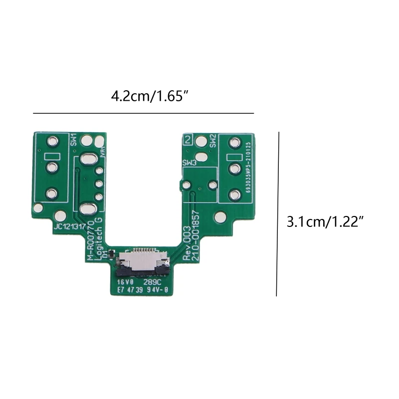 896f para logitech g pro sem fio gaming mouse placa-mãe superior micro interruptor botão