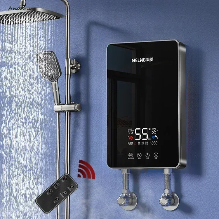 Compact Bathroom Instant Electric Water Heater, Frequency Conversion & Constant Temperature, Fast Heating