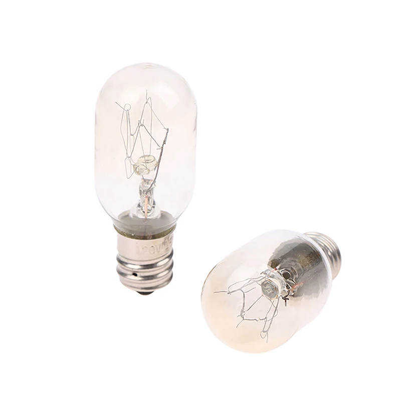 1Pc T20 E12 120V 15W/25W Salt Lamp Globe Bulb Incandescent Bulbs Refrigerator Oven Light Bulbs Replacement Light Bulb