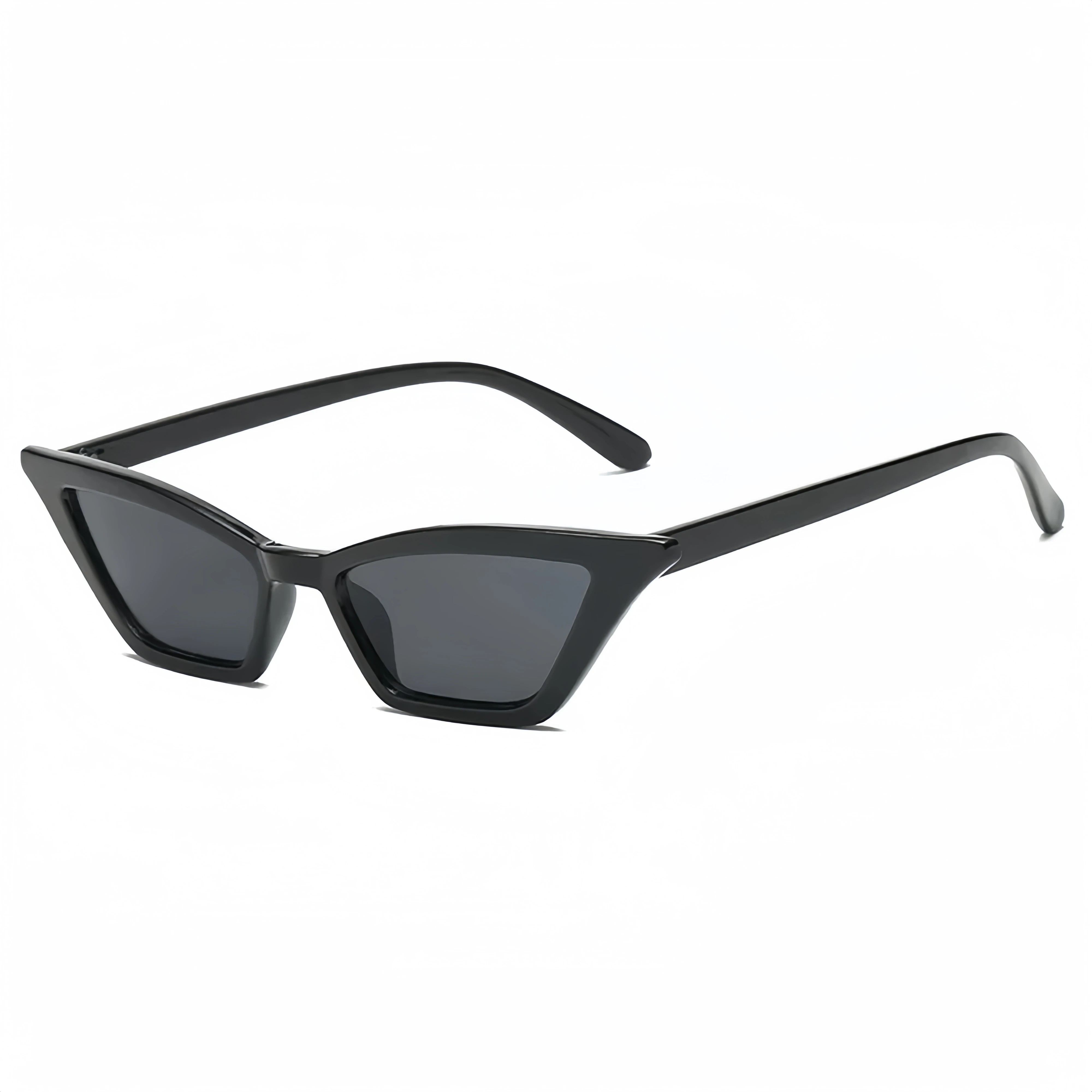 Sexy Retro Triangle Sunglasses Women Small Cat Eye Black White Vintage Cheap Ladies Sun Glasses Red UV400 Female