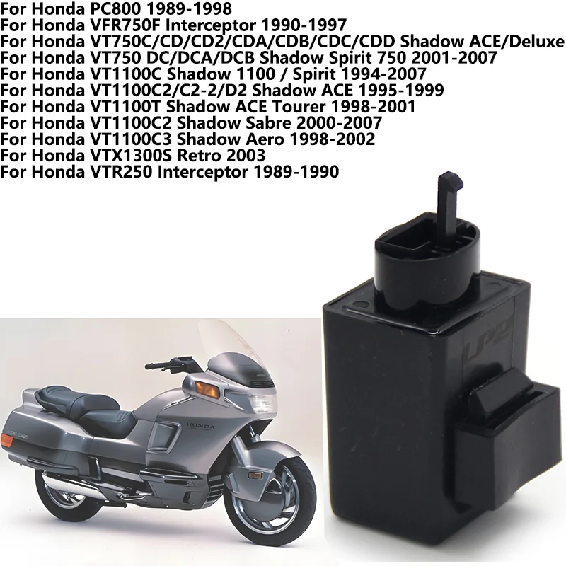 

Motorcycle relay controller turn indicator for Honda VFR750F Interceptor VT750 DC/DCA/DCB Shadow Spirit 750 VTX1300S Retro