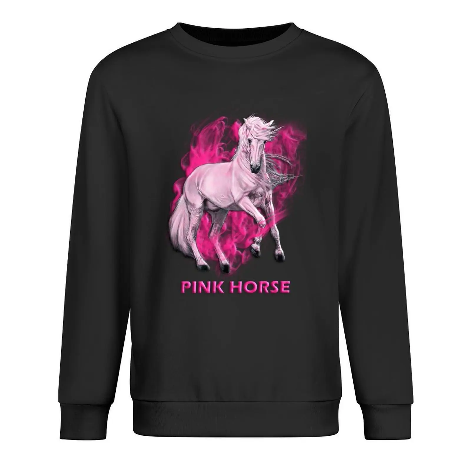 

Pink Horse Pullover korean autumn clothes korean clothes fashion men mens clothing hooded sweatshirts