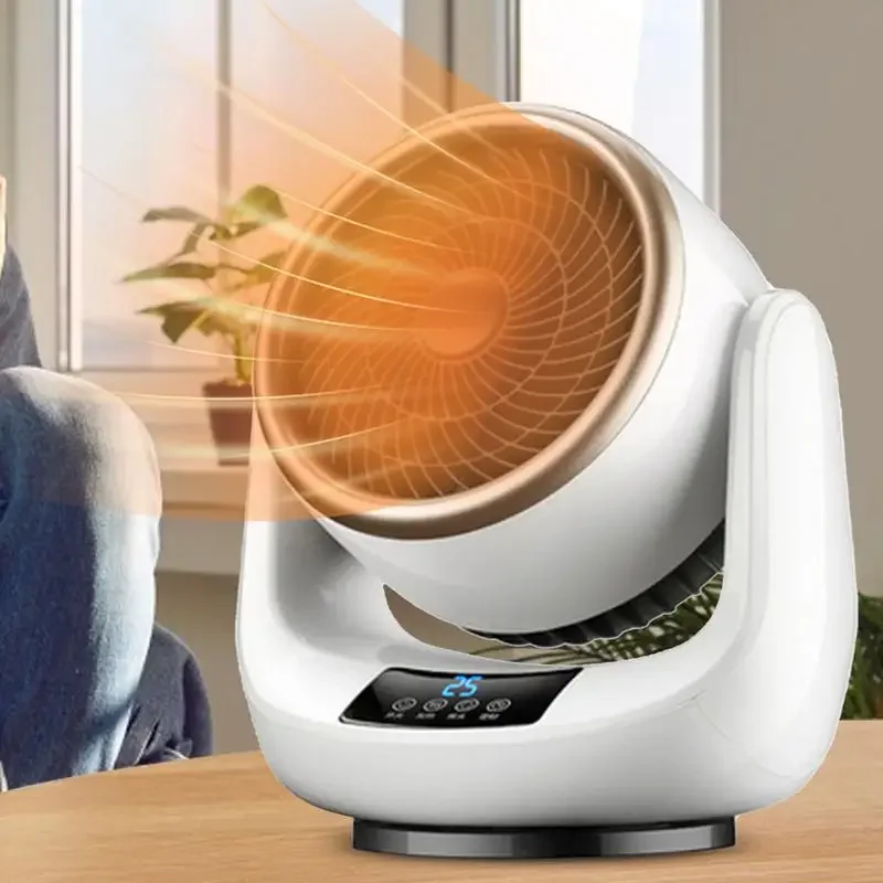 2000 واط تدوير التحكم عن بعد مروحة محمولة سخان مع 3 طرق قابل للتعديل 1-12 ساعة الموقت تسخين سريع مساحة داخلية سخان المنزل