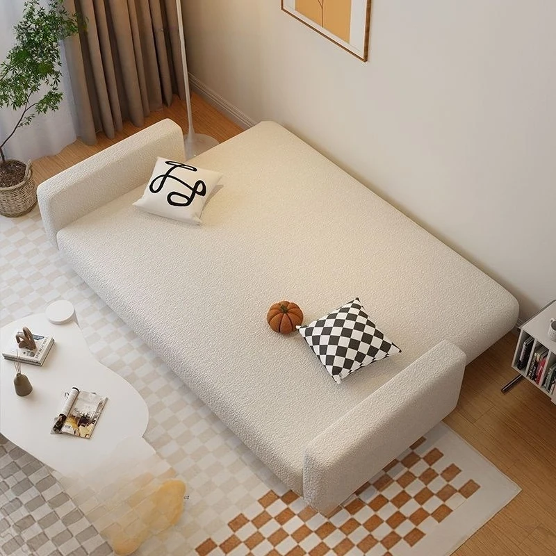 Canapé-lit multifonctionnel, location pliante à double usage pour salon, petit appartement