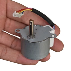 35BYJ412P DC12V Micro Gear Stepper Motor Mini 4-Phase 5-Wire Gear Reduction Stepping Motor DIY Air Conditioning Fan Swing Motor