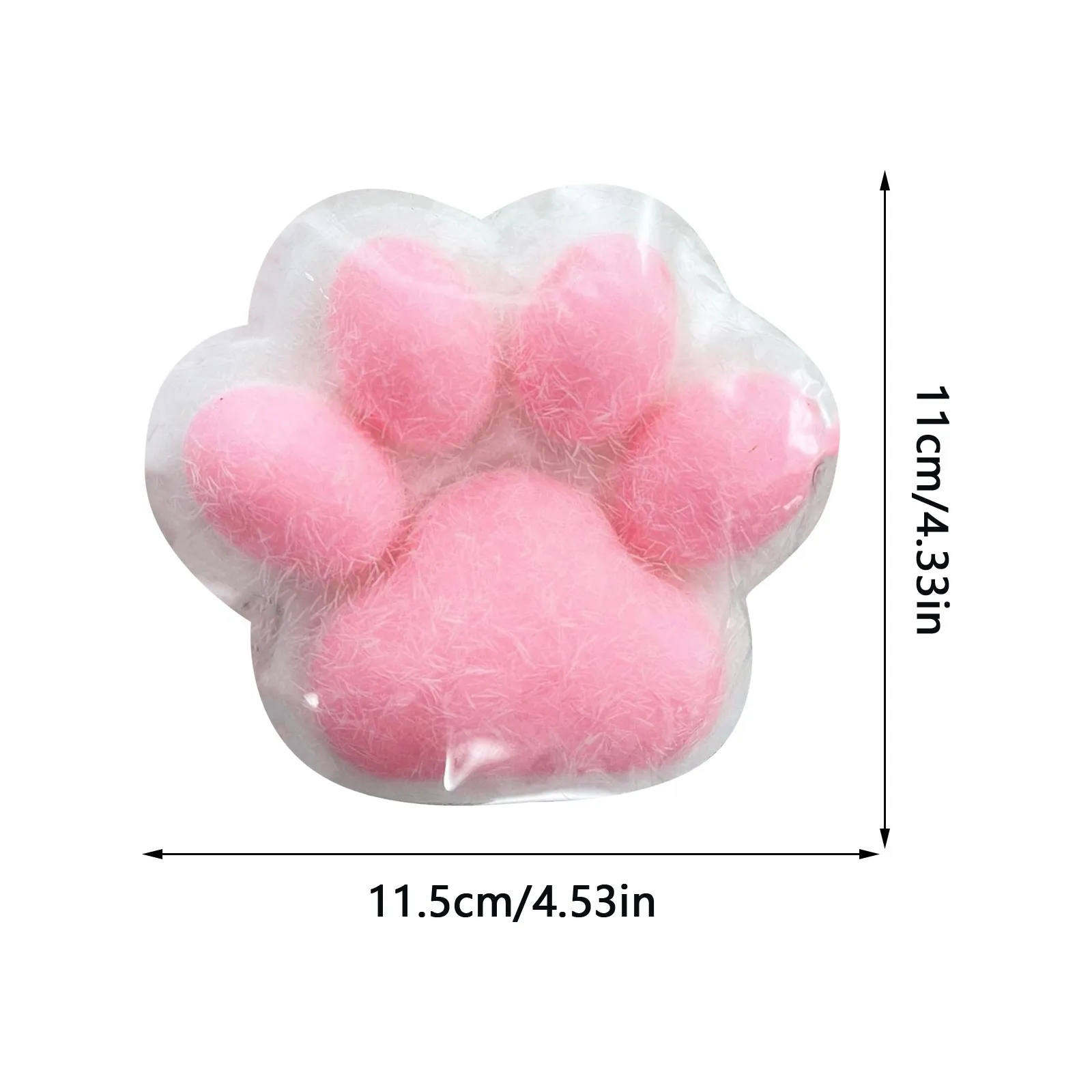 Simulation Cat Paw Toys Squishy Fidget Toy Cute Cat Paw Silicone Slow Rebound Pinch Decompression Stress Release Vent Toy Gift