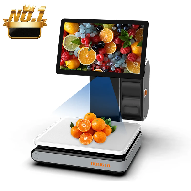 Hot Sale Rongta PC Scale AURORA Y2L-AI Model with 15kg Digital Capacity for Supermarket Use