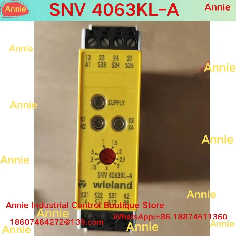 

Second-hand test OK SNV 4063KL-A safety relay R1.188.0620.0