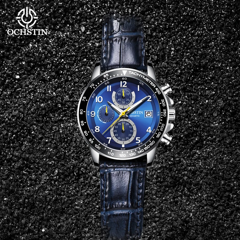Ochstin Pilot Series Simple and Fashionable Multi functional Quartz Movement Waterproof Watch New 2024 Men's Quartz Watch