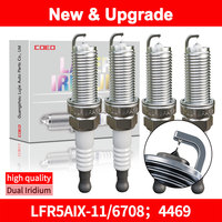  For NGK LFR5AIX-11 6708;4469 Dual Iridium Spark Plugs For Hyundai Kia Infiniti Nissan Toyota Mercury Suzuki Yamaha ILFR5B11