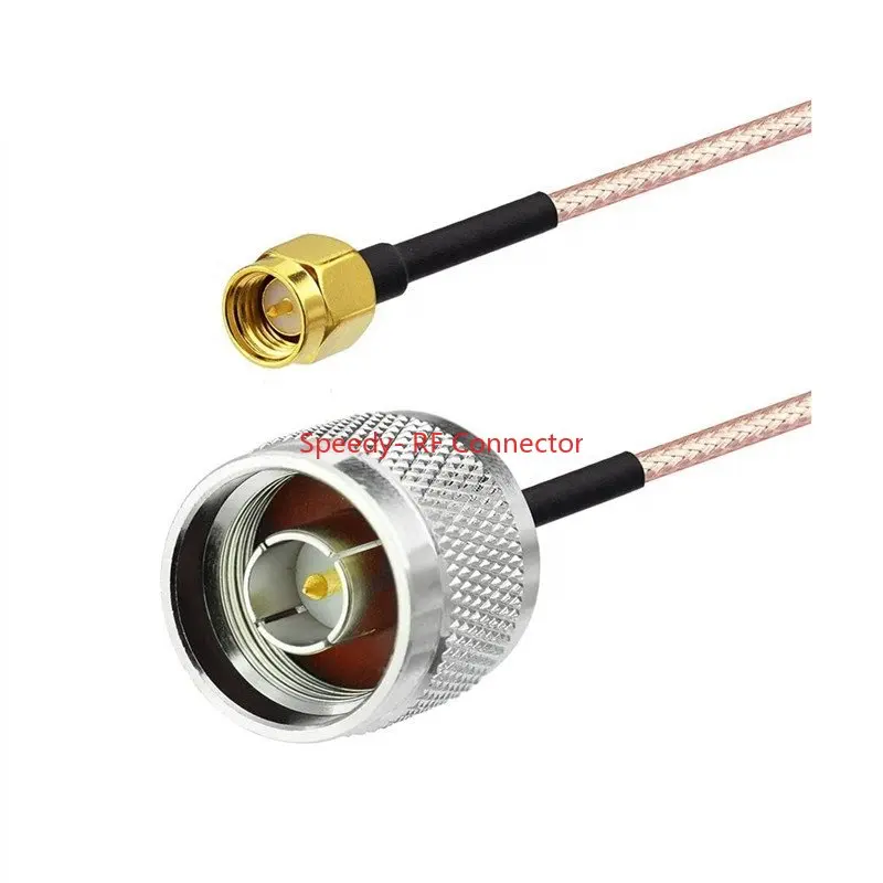 RG316 Cable N Male Female To SMA Male Female Extension Conncetor N Type L16 To RPSMA Crimp for RG-316 Low Loss Coax Copper Brass