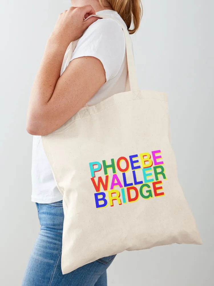 

Phoebe Waller-Bridge Lettering Tote Bag Gift bags Portable shopping bag Canvas bag for women eco pack