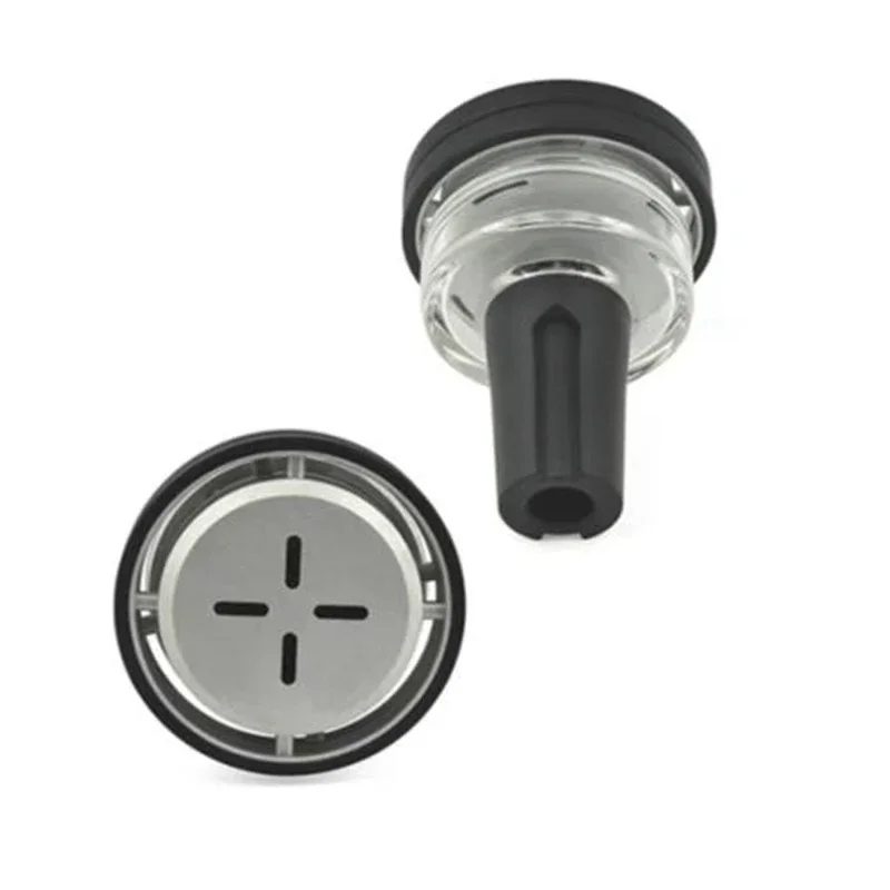 وعاء الشيشة الكوارتز سبائك الألومنيوم مجموعة تقسيم الكربون 1.0 & X سلسلة موقد الفحم قاعدة الشيشة الحرارية رئيس وعاء الشيشة