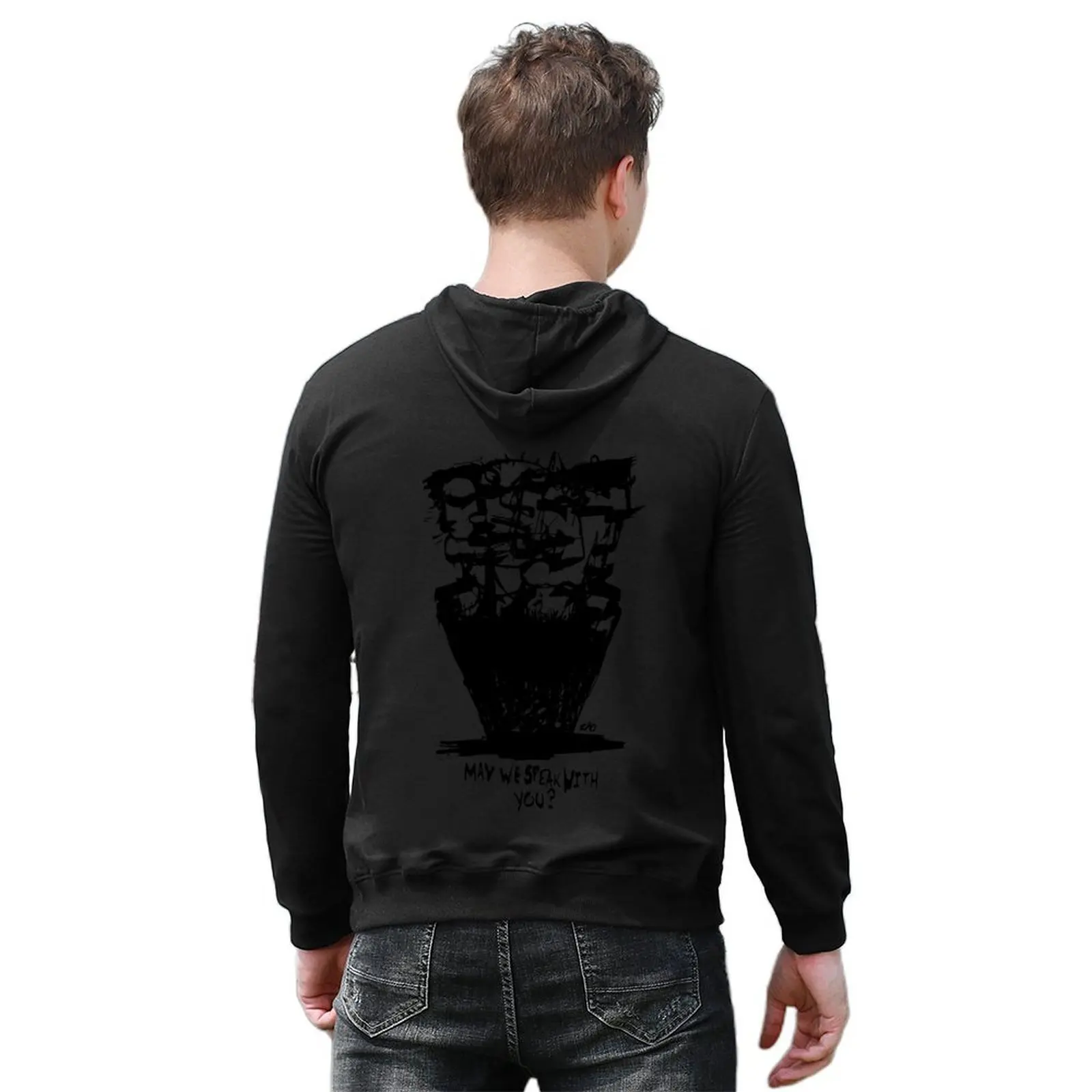May We Speak With You? Hoodie clothes for men men's sweat-shirt set men clothes autumn jacket men hoodie man