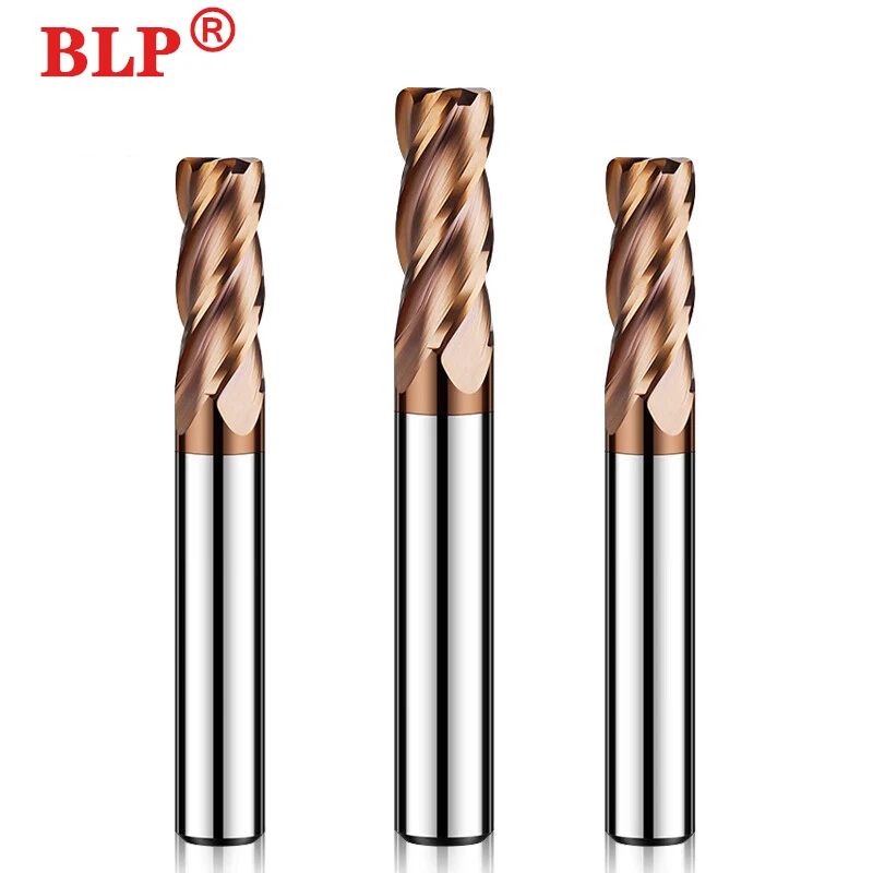 Milling Cutter Alloy Coating Tungsten Steel Tool CNC Maching Hrc55 Corner Roughing Top Milling Cutter Kit Milling Machine Endmil