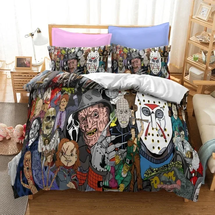 Horrible Movie Child's Play Duvet Cover Set America Bedspread Single King Queen Full Size Soft Polyester Bedding Set Adult Teens