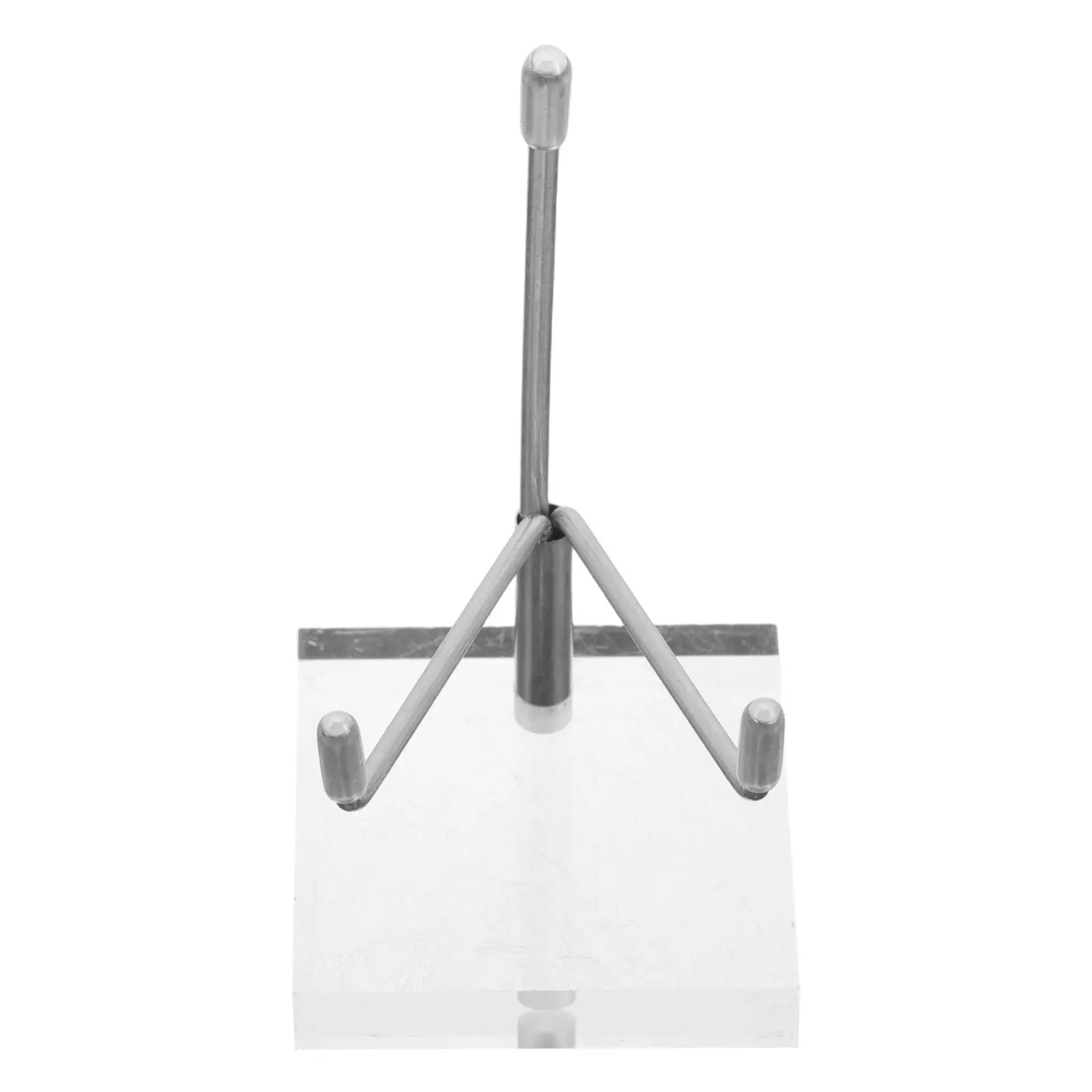 

Acrylic Business Card Holder Transparent Desk Organizer Stable Non Slip Base Multi Purpose Display Visiting Card Stand