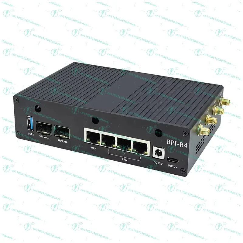 

Алюминиевый корпус BPI-R4, металлический корпус с дополнительным вентилятором для макетной платы BPI-R4